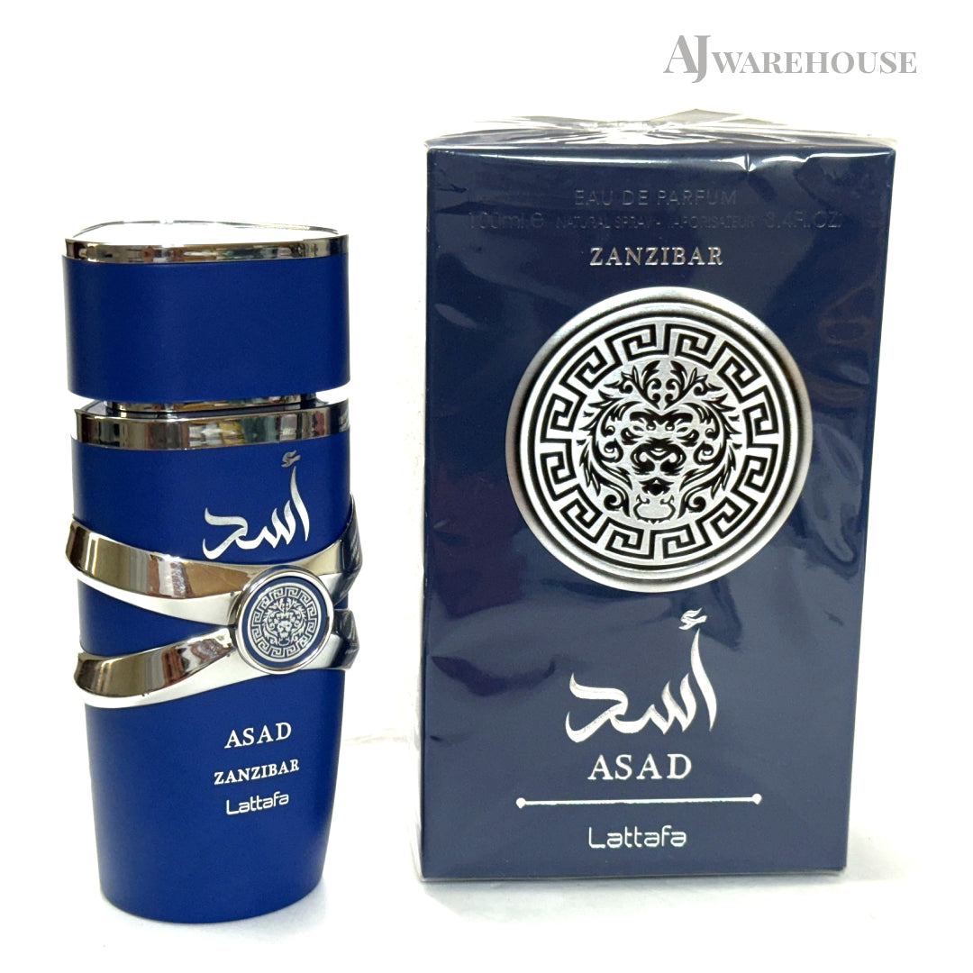 ASAD ZANZIBAR 3.4oz EDP MEN PERFUME